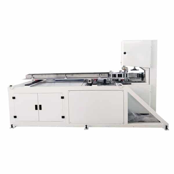 sp400 auto towel paper roll band saw cutting machine